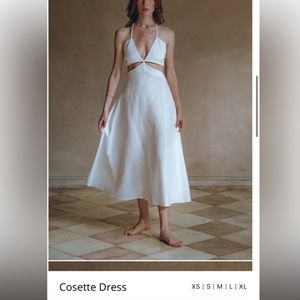 Pampelone Cosette Dress White XS